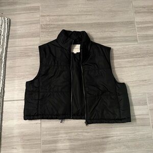 Black Puffer Vest